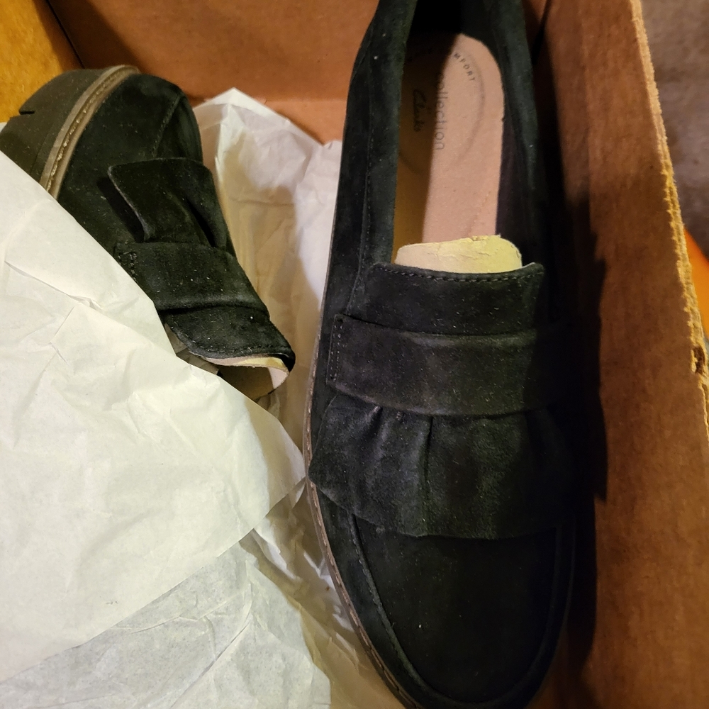 Clarks loafers size 9